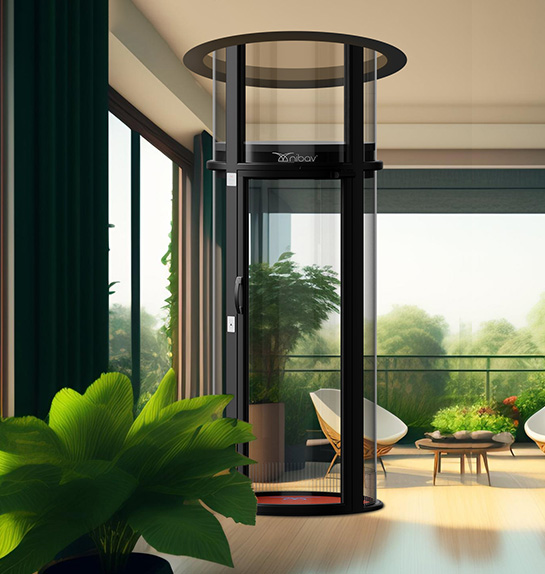 luxury vacuum home lifts | Nibav Lifts