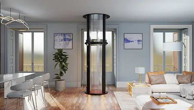 Shaftless Elevators for Residential Spaces